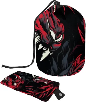 2 Pcs Cosmetic Bag bucket Travel Makeup Bags Large Capacity Soft Waterproof Portable Drawstring Cosmetic Bag, cool Pop Art Monster Claw