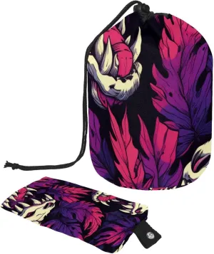 2 Pcs Cosmetic Bag bucket Travel Makeup Bags Large Capacity Soft Waterproof Portable Drawstring Cosmetic Bag, Cool Pop Art Trippy Monster