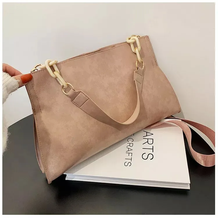2022 New Design Handbags Women Shoulder Bag Soft Synthetic Leather Crossbody Large Capacity Fashion Female Underarm Bags