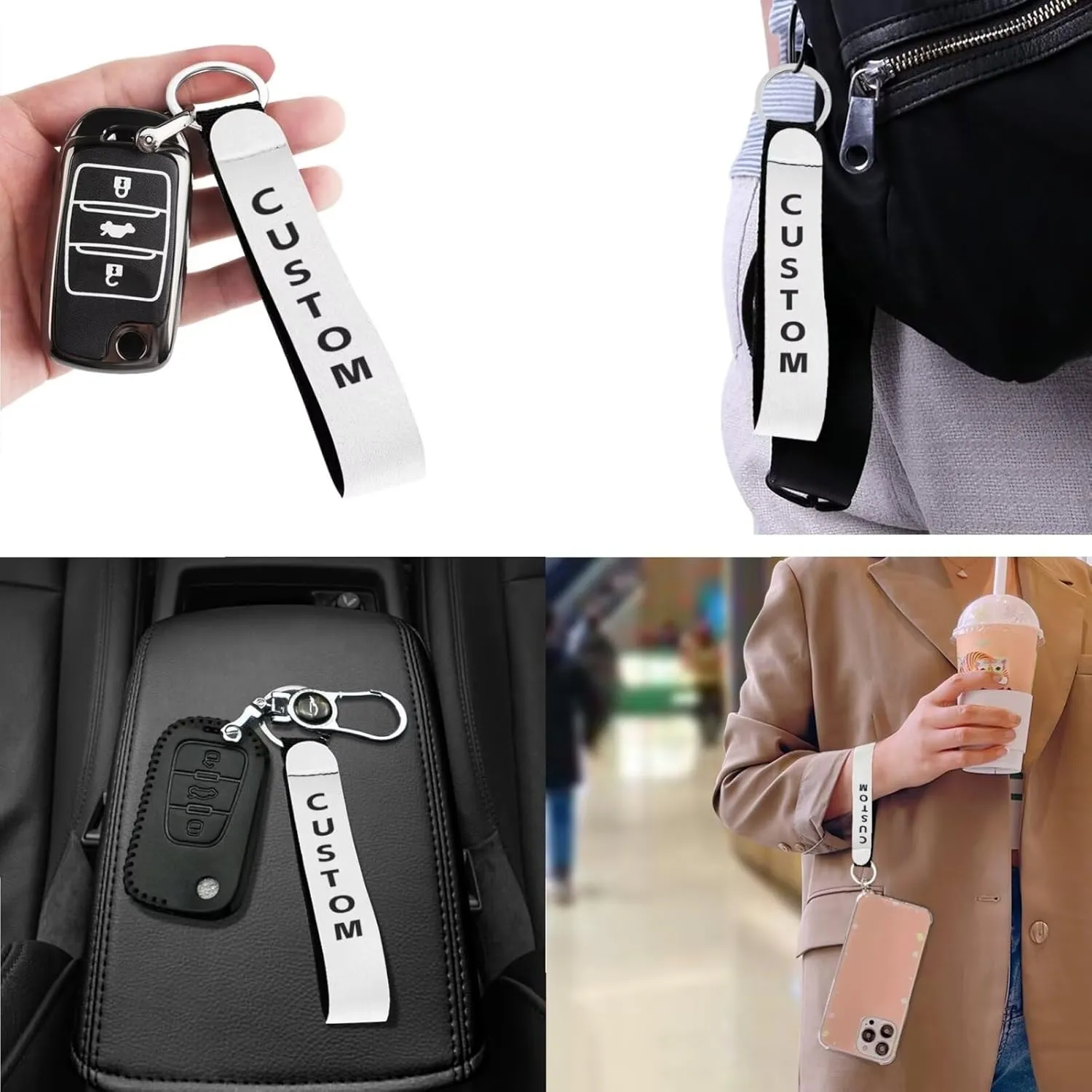 3Pcs Saddle Bags Set Shoulder Bag Satchel Bags for Women Purses for Women Key Holder