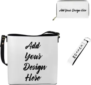 3Pcs Saddle Bags Set Shoulder Bag Satchel Bags for Women Purses for Women Key Holder
