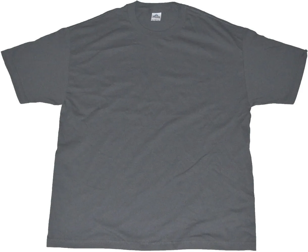 AAA Alstyle Men's Solid Plain Tshirt Pack of 6 T Shirts Large