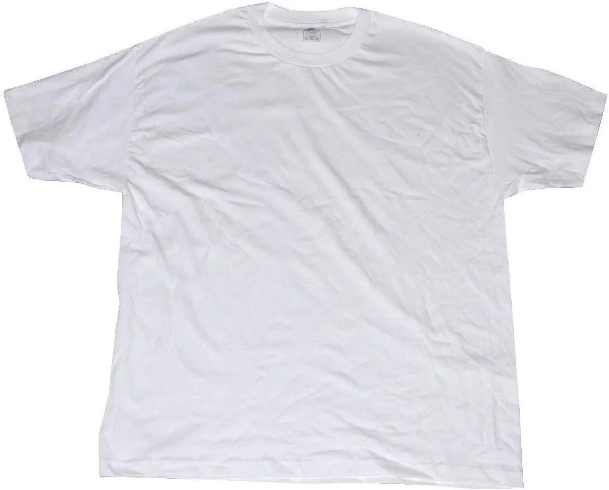 AAA Alstyle Men's Solid Plain Tshirt Pack of 6 T Shirts Large