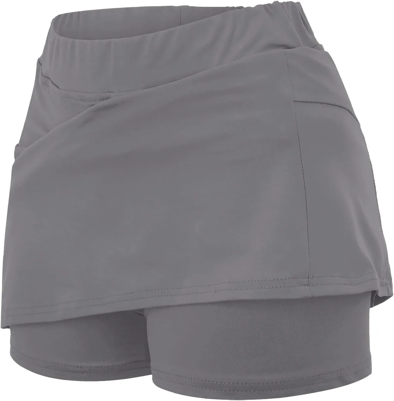 aihihe Skirts for Women 2024 Elegant Black Spandex Shorts for Women Plus Size Skorts for Women Dressy Casual Petite