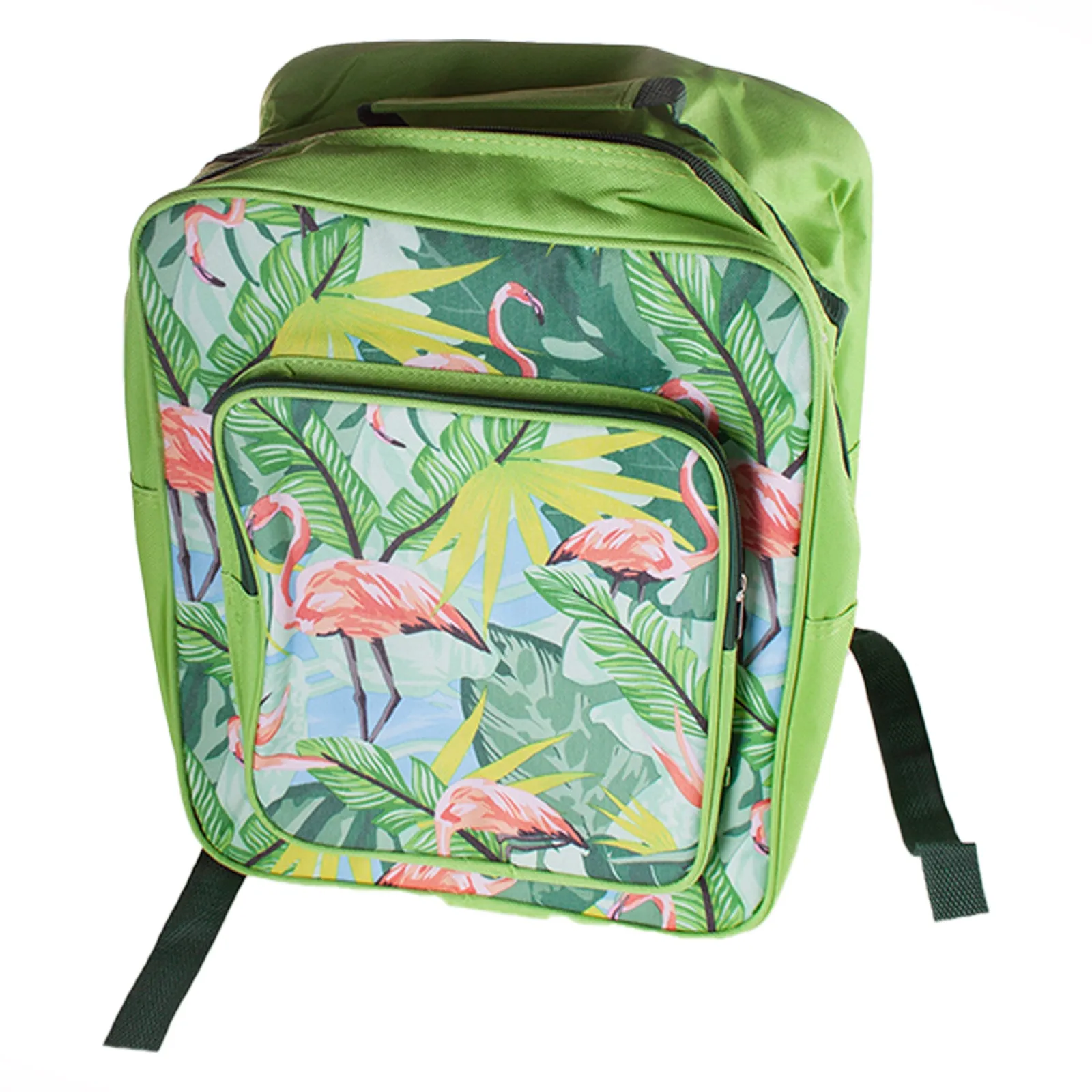 Alfresco Flamingo Leaf Backpack Cooler Bag 17L