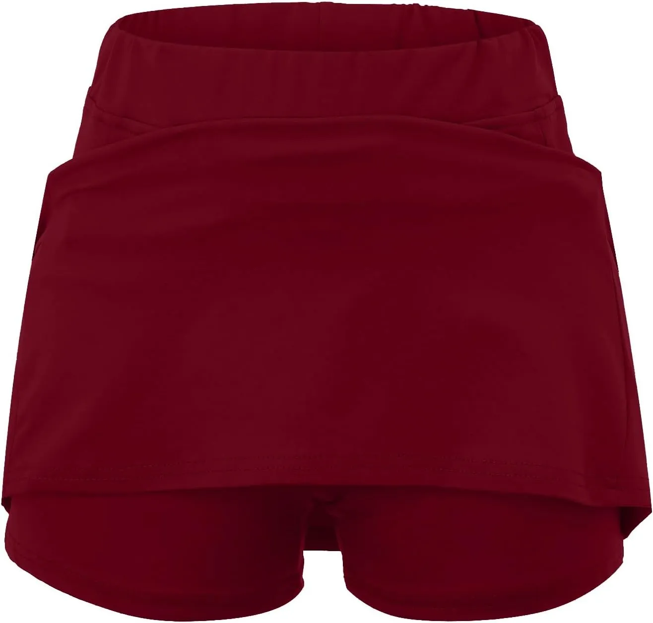 Athletic Skorts for Woman Elastic & Drawstring Tennis/Golf Skirts with Pockets Hight Waist Solid Yoga Shorts 2025