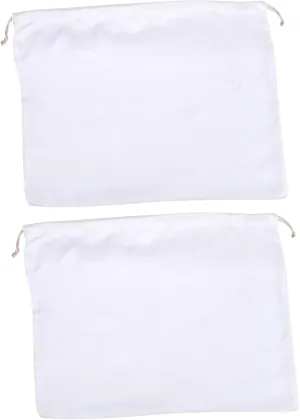 BESPORTBLE 2pcs Drawstring Storage Bag Household Storage Nylon Large Capacity Drawstring Black Silk Dustproof Easy to Use Cost-