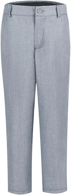 Boys Dress Pants Formal Flat Front Children School Uniform Pants for Boy