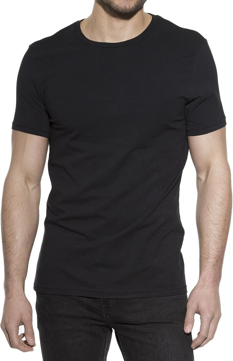 Bread & Boxers 2-Pack Crew-Neck T-Shirt Black M