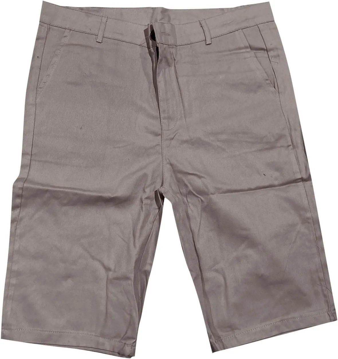 Compression Shorts Men Botton Dowm Slim Fit Shorts Skinny Chino Short Tapered Leg Stretch Sgorts with Pocket