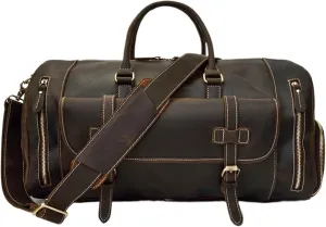 Convertible Suit Travel Bag 20inch Weekender Bag For Men Large Overnight Bag Travel Duffel Bag With Shoe Compartment hanging garment duffel bag (Color : B, Size : 52 * 23 * 25cm)