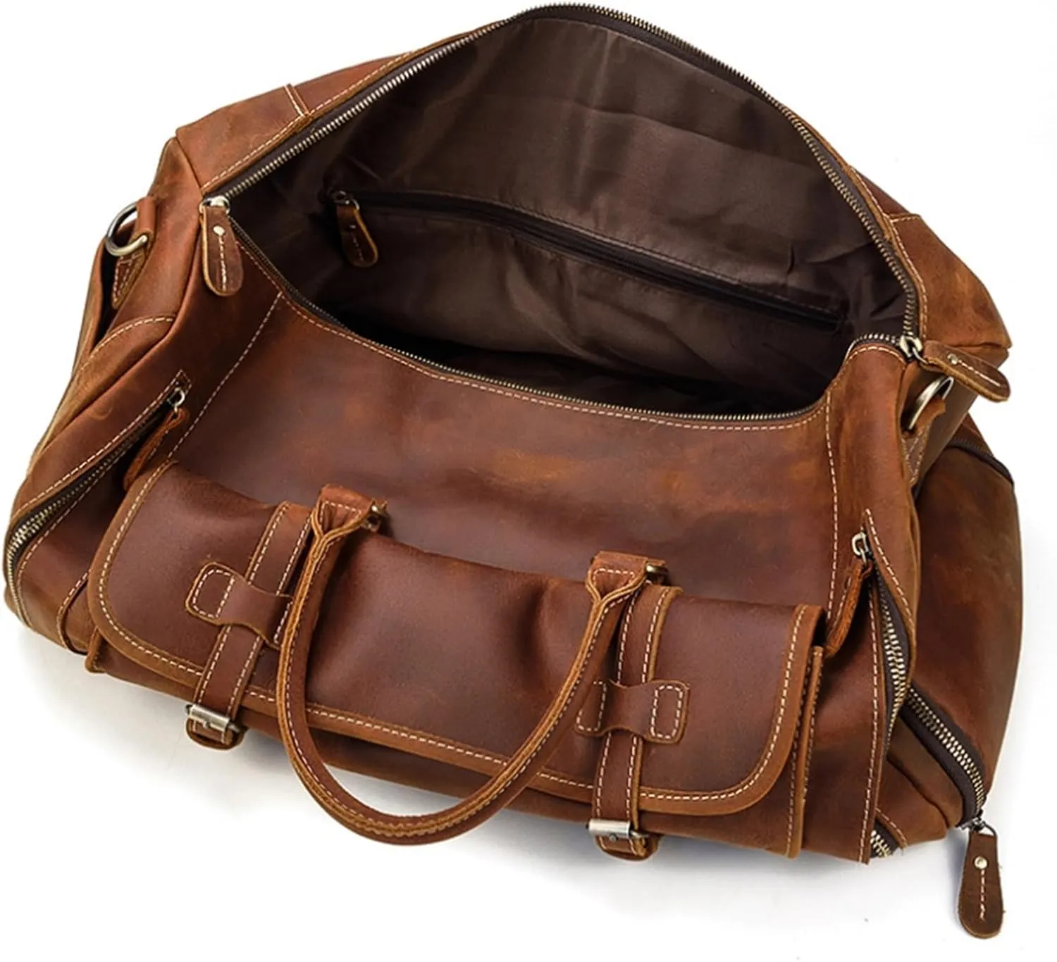 Convertible Suit Travel Bag 20inch Weekender Bag For Men Large Overnight Bag Travel Duffel Bag With Shoe Compartment hanging garment duffel bag (Color : B, Size : 52 * 23 * 25cm)
