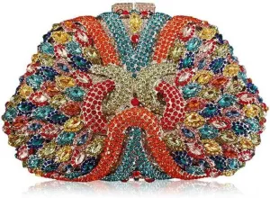 Diamond Clutch Purse Women Crystal Bags Evening Wedding Party Handbag Bridal Metal Crossbody bags