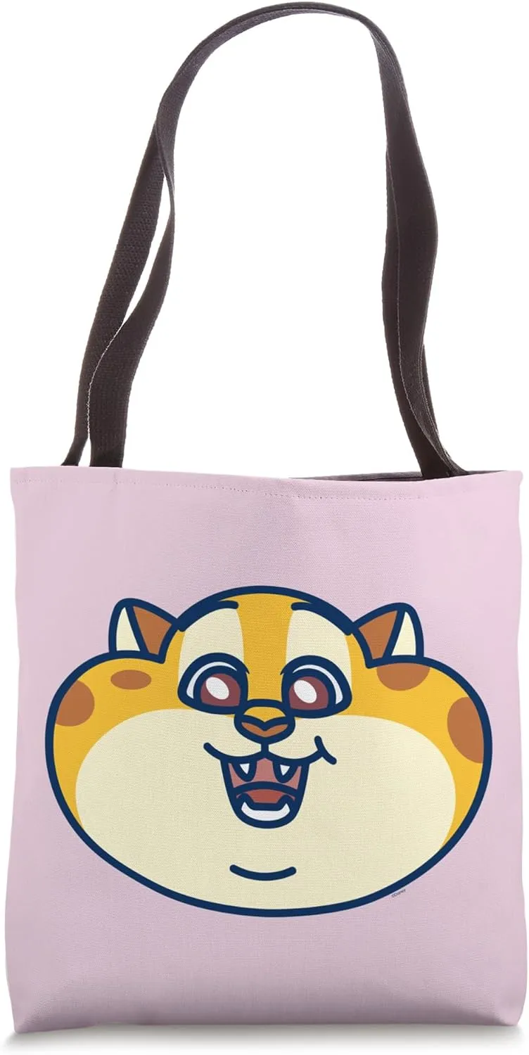 Disney Zootopia Clawhauser Cute Kawaii Big Face Costume Tote Bag