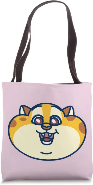Disney Zootopia Clawhauser Cute Kawaii Big Face Costume Tote Bag