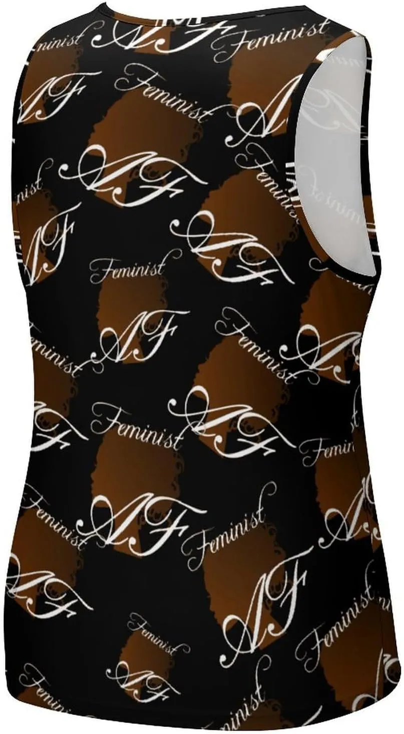 Feminist Men's Tank Tops Summer Sleeveless T-Shirts Gym Workout Tee Casual Beach Tee
