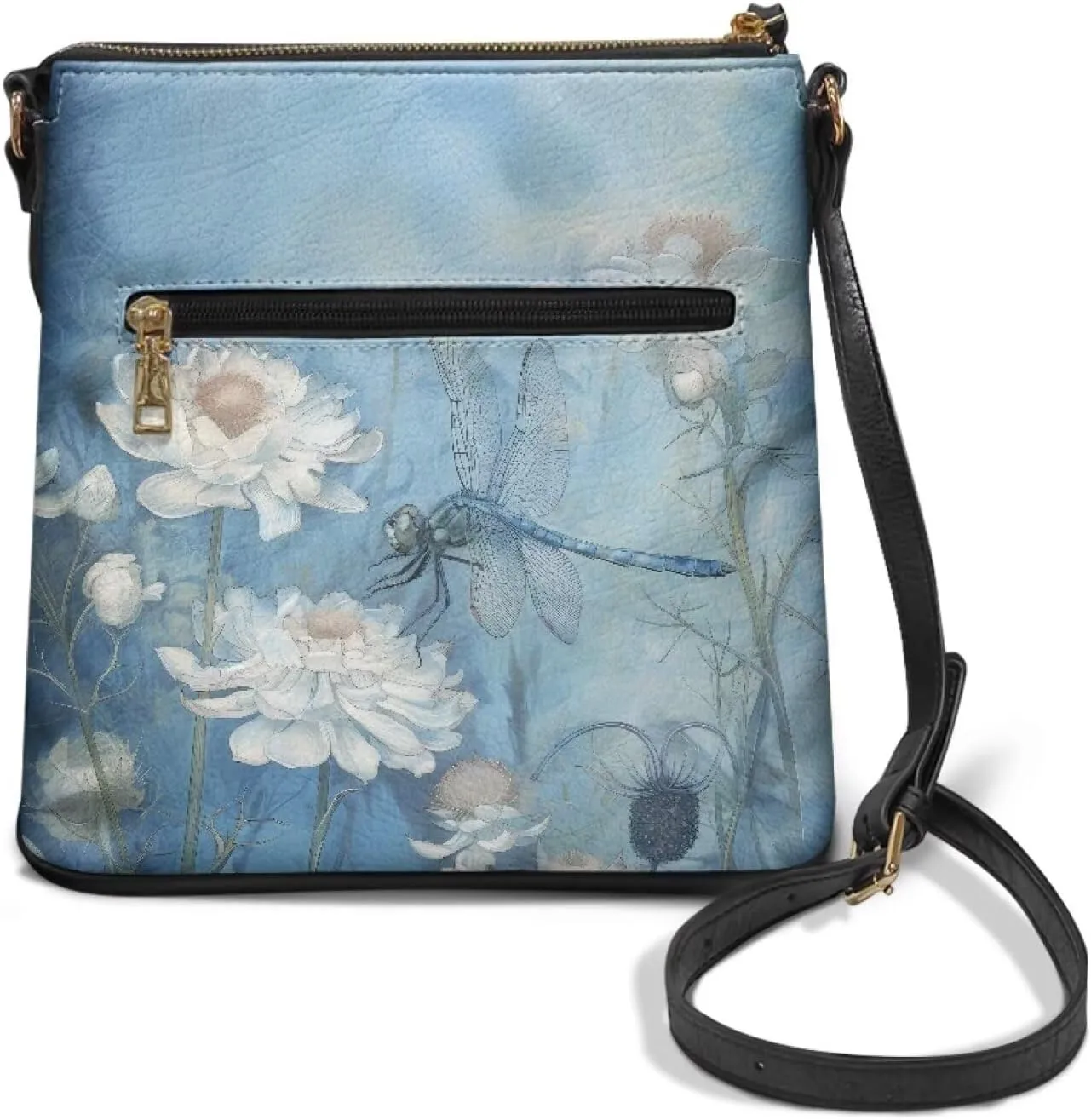 FOR U DESIGNS Leather Crossbody Bags for Women Shoulder Bags for Work Travel Sling Bag