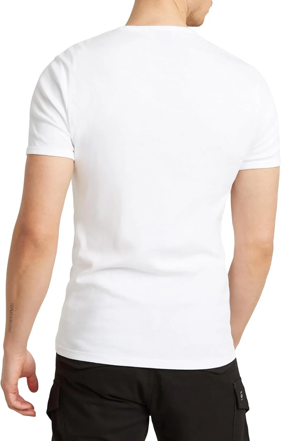 G-STAR RAW Men's Base Layer Crew Neck Short Sleeve T-Shirt 2-Pack