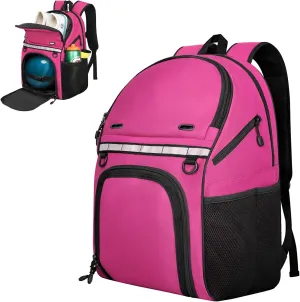 Goloni Bowling Backpack,Single Ball Bowling Bag with Shoe Compartment Up to Size 16,Bowling Bag with Padded Ball Holder