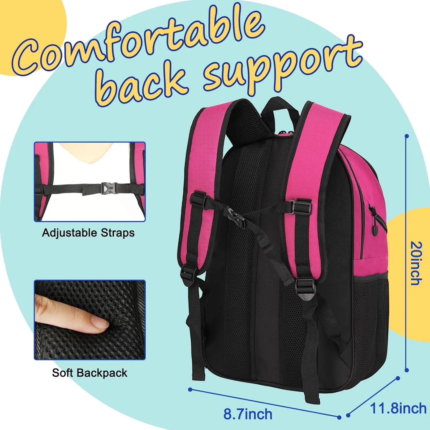 Goloni Bowling Backpack,Single Ball Bowling Bag with Shoe Compartment Up to Size 16,Bowling Bag with Padded Ball Holder