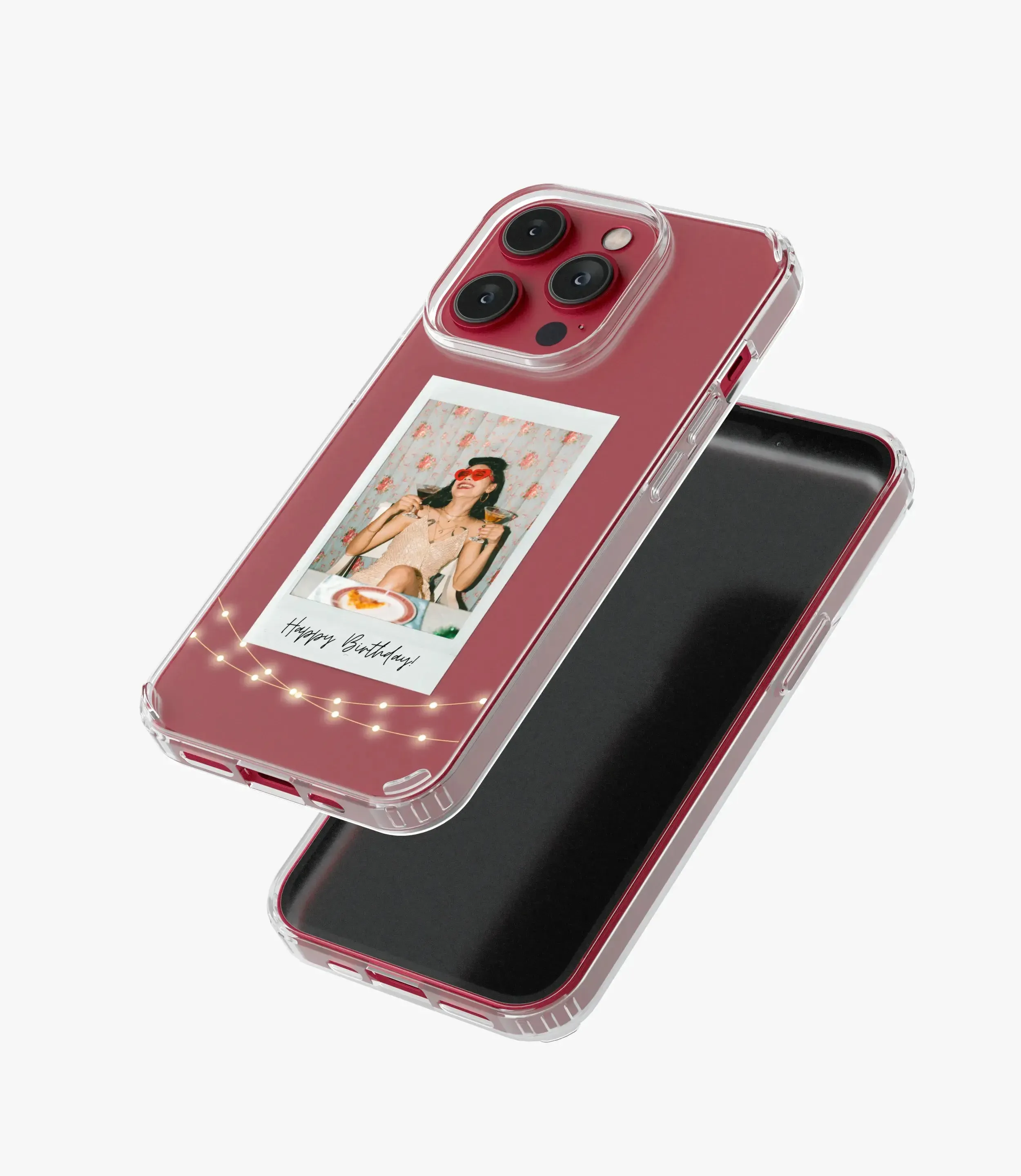 Happy Birthday Aesthetic Polaroid Silicone Case
