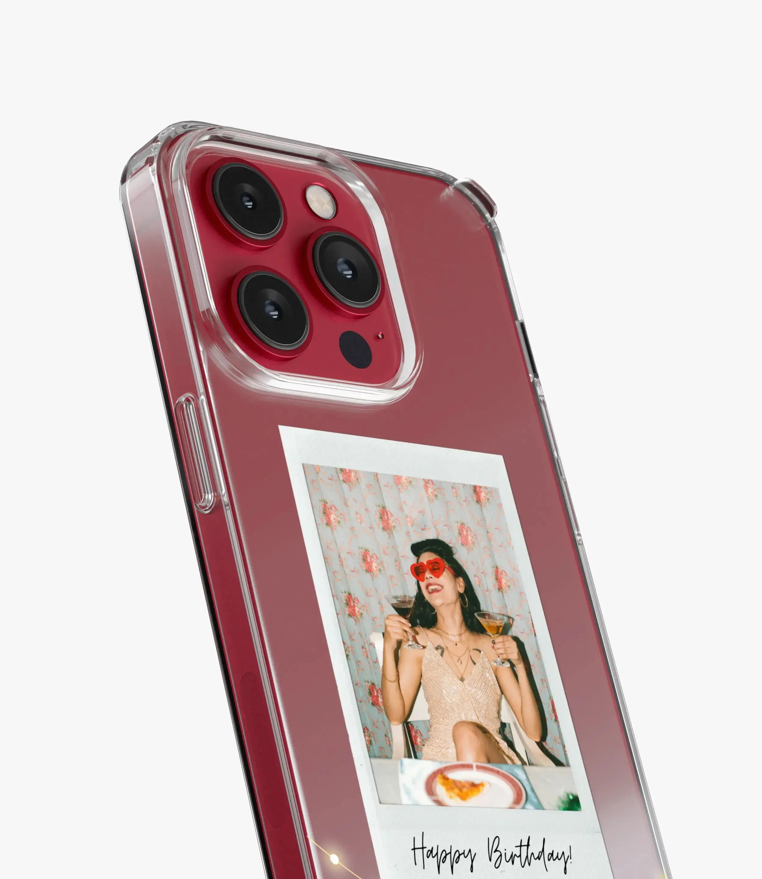 Happy Birthday Aesthetic Polaroid Silicone Case