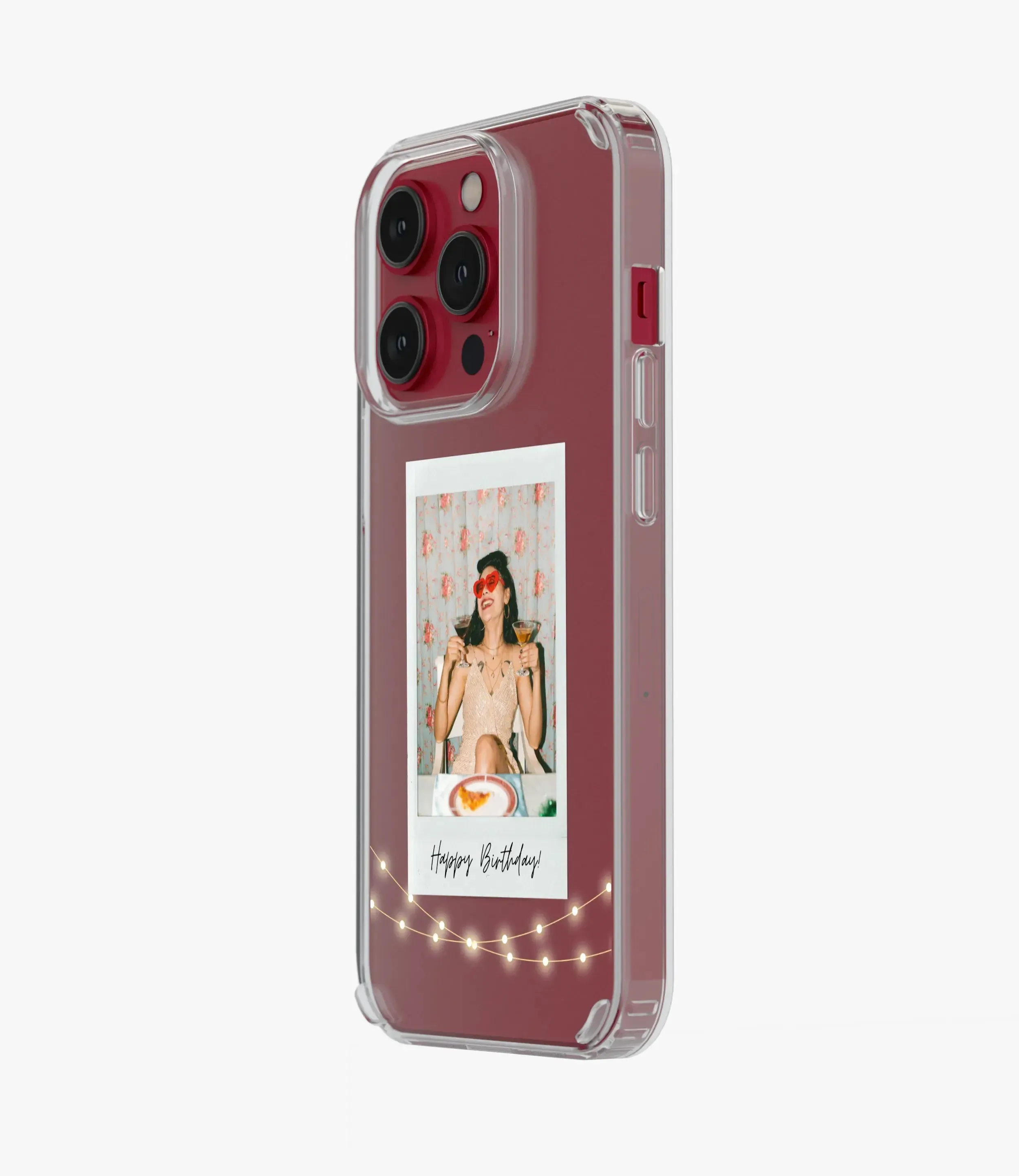 Happy Birthday Aesthetic Polaroid Silicone Case