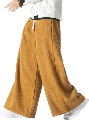 Hgvcfcv Pants Mens Oversized Wide-Leg Harem Pants Male Harajuku Casual Trousers Loose Jogging Sweatpants
