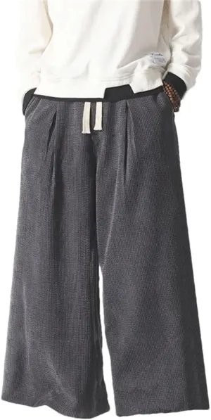 Hgvcfcv Pants Mens Oversized Wide-Leg Harem Pants Male Harajuku Casual Trousers Loose Jogging Sweatpants