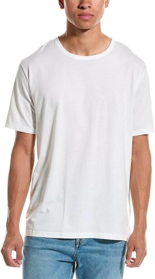 HUGO Men's 3-Pack Round Neck Regular Fit Short Sleeve T-Shirts