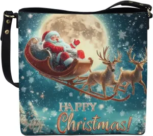 HUGS IDEA Leather Bucket Handbag Shoulder Bags Tote Handle Bags Bobo Cross-body Purse