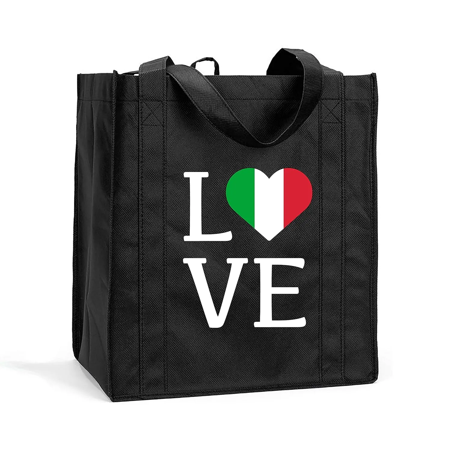 I Love Italy Shopping Bag, I Love Italy Reusable Shopping Tote