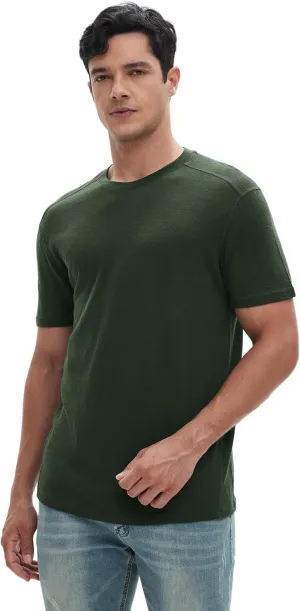 Iguana Men's 100% Merino Wool T Shirts - Organic Lightweight Base Layer Undershirts