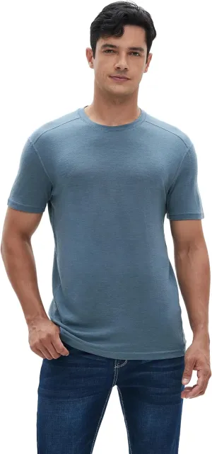 Iguana Men's 100% Merino Wool T Shirts - Organic Lightweight Base Layer Undershirts