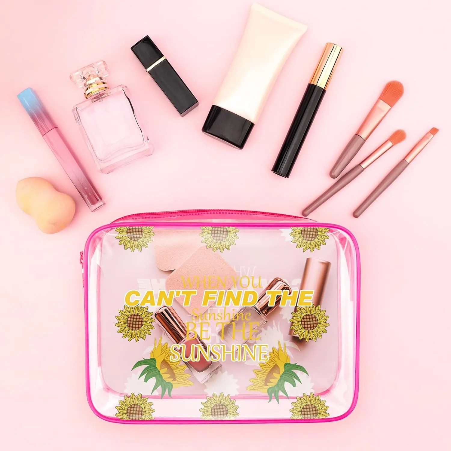 Inspirational Gift for Women Makeup Bag Motivational Christmas Birthday Gift for Mom Friends Teacher Coworker Cosmetic Bag Inspirational Graduation Gift for Daughter Travel Pouch Toiletry Bag