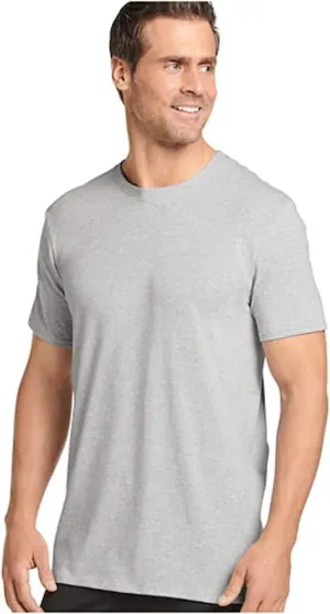 Jockey T-Shirts Slim Fit Cotton Crew Neck - 3 Pack, Gray Heather, Small