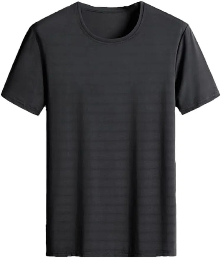 keusyoi Oversized Ice Silk Mesh Tshirt for Men Summer Short Sleeve Tee Tops Men's Quick Dry T-Shirt Running Tshirt