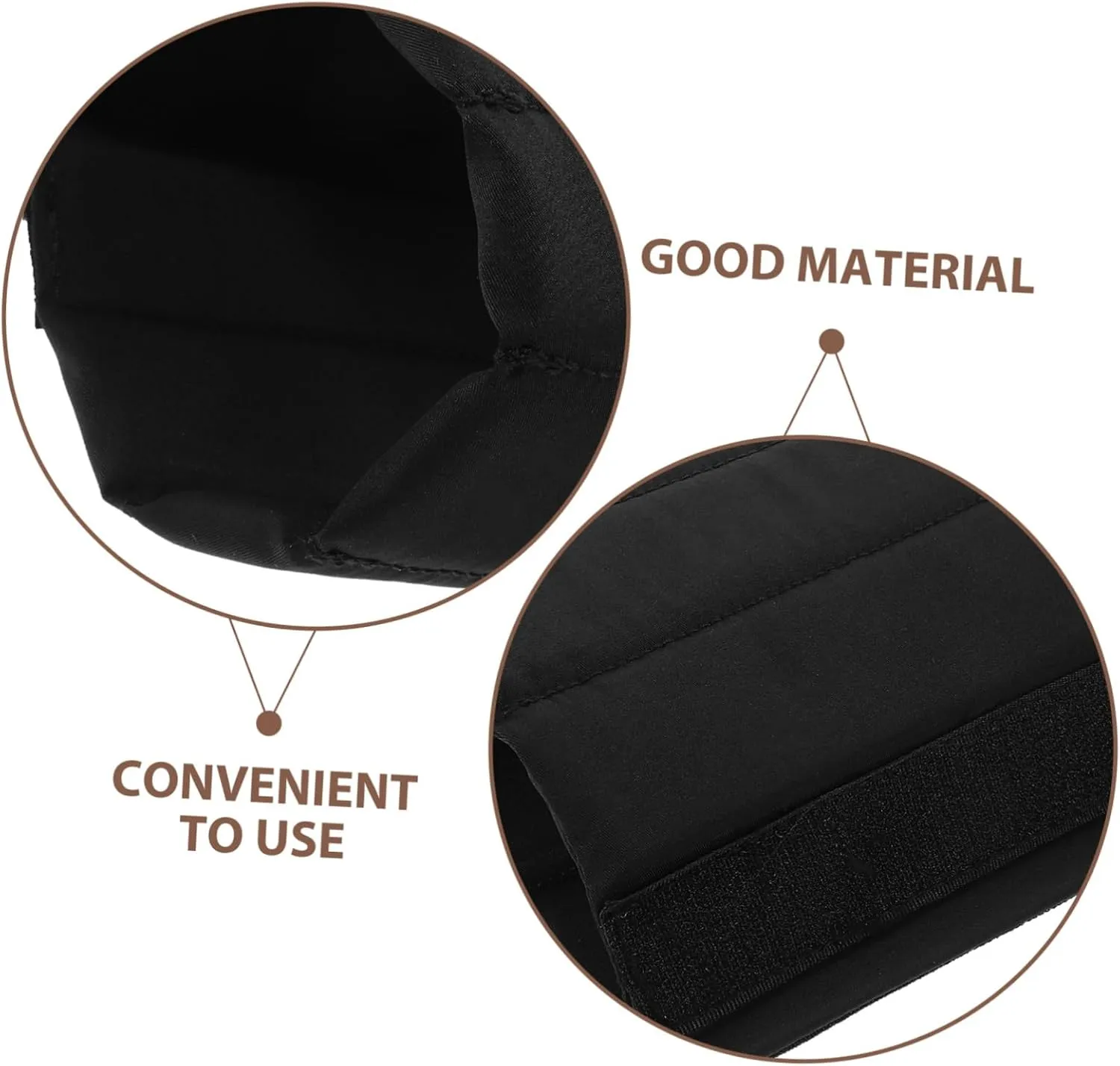 KICHOUSE 2pcs Camera Bag Divider Dividers Baggies Camera Bag Inserts Camera Insert for Backpack Divider for Camera Bag Divider for Bag Accessories N Gray Suede Roller Partition Compartment, Black