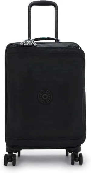 Kipling Women's Spontaneous Small Web Softside Spinner Wheel Luggage, Integrated TSA Accepted Lock