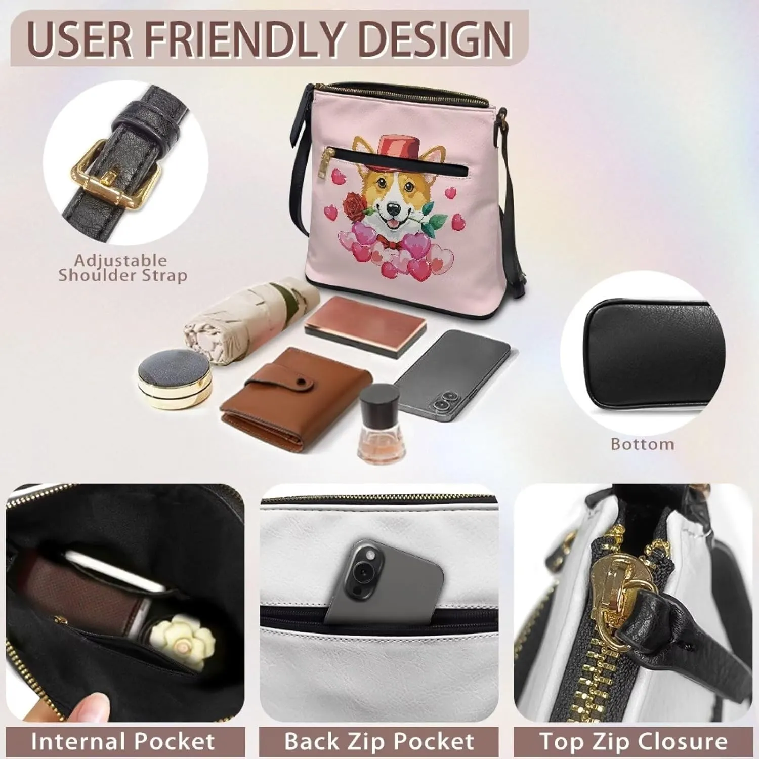 Leather Satchel Bags for Women Crossbody Womens Large Crossbody Bags Ladies Satchel Shoulder Handbags