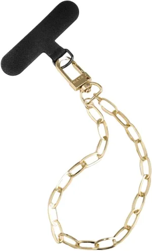 Maya J Paperclip Link Wristlet Chain, Yellow