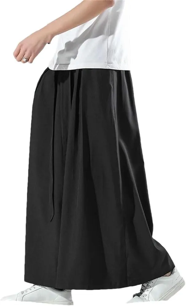 Men Harem Pants Vintage Harajuku Style Jogging Pants Men Casual Wide Leg Trousers