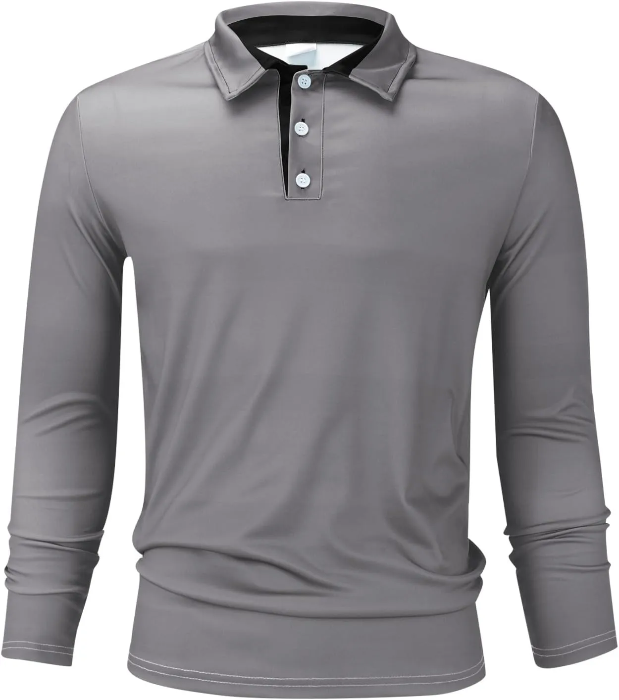 Mens Clothes Turtleneck Plush Sweater Men's Button Pullover Plush Sweater with Pocket Quick Dry Polyester Tshirts
