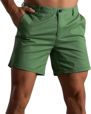 Men's Fashion Cargo Shorts Below Knee Length 3/4 Capri Pants Drawstring Pockets Elastic Waist Gym Shorts