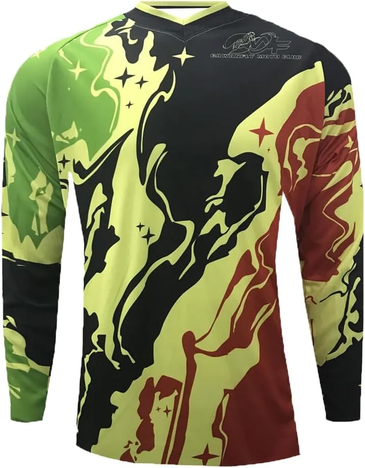Men's Summer Running Sports Tops Long Sleeve Cycling Jerseys UV Protection Mountain Biking Quick Dry T-Shirts