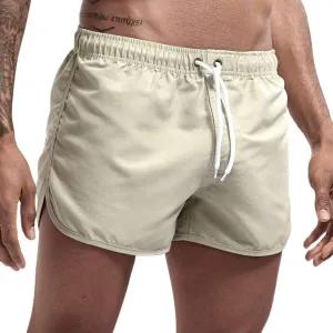 Men's Summer Shorts Lightweight Slim-Fit 5" Flat-Front Drawstring Walk Shorts Comfort Beach Stretch Chino Short