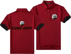 Men's T-Shirts Polo Shirts for C.a N- A.m Lapel Short Sleeve Summer Golf Shirt Breathable Tee Top Clothing