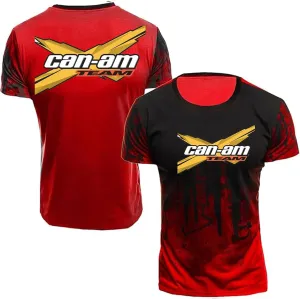 Mens T-Shirts Short Sleeved for C.a N- A.m Round Neck Tee Clothes Golf Tennis Undershirts Sports Tshirts Tops