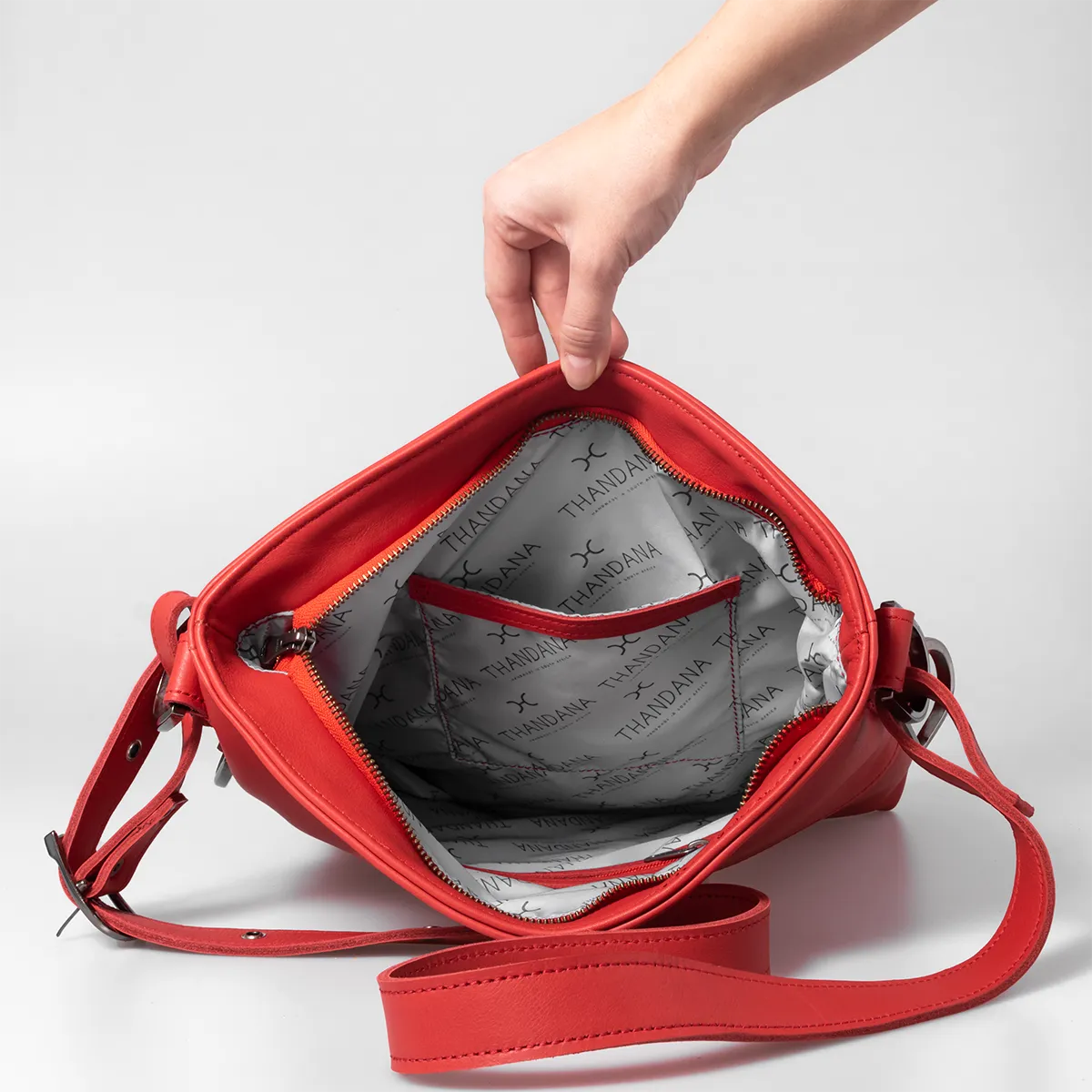 Messenger Handbag Leather