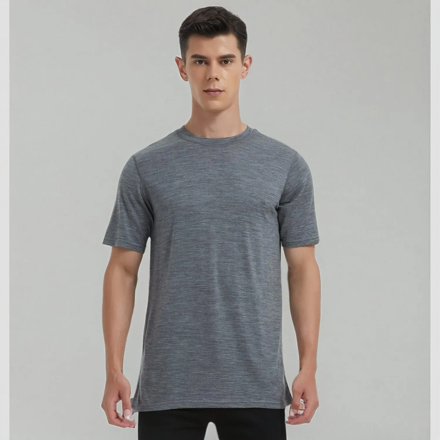 METARINO Merino Wool T-Shirts Mens Short Sleeve Lightweight Base Layer for Hiking,Travel,Hunting,Cycling